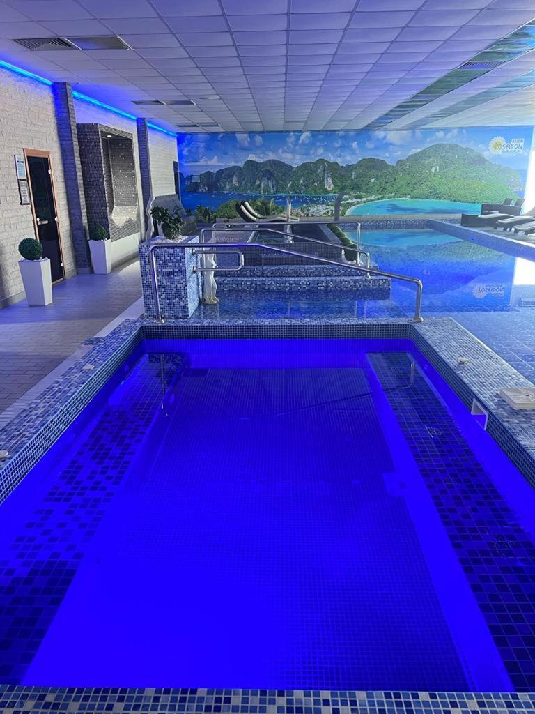 "Poseidon" Centar Aparthotel Stari Banovci Exteriör bild